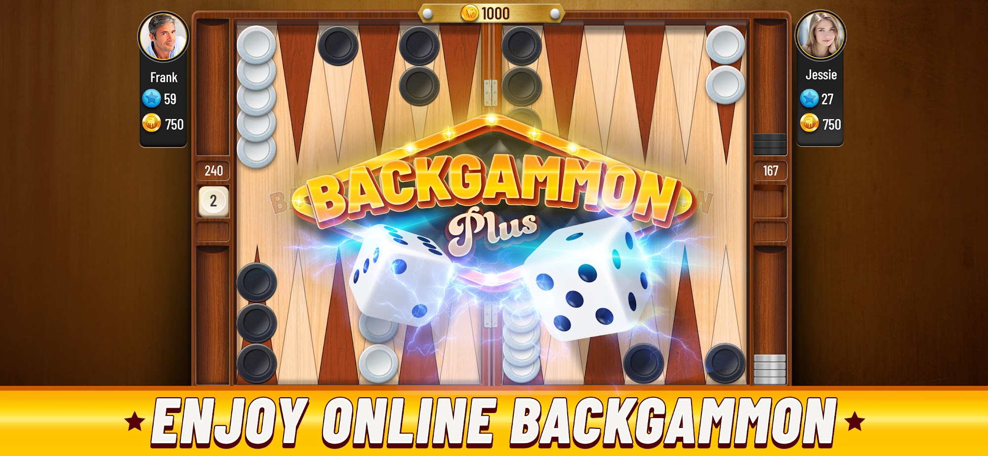 Baixar Backgammon Plus - Board Game para Android grátis.