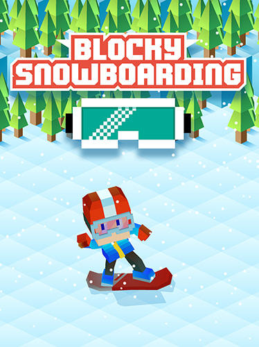 Baixar Blocky snowboarding para Android grátis.
