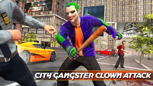 Baixar City gangster clown attack 3D para Android grátis.