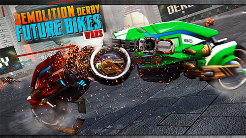 Baixar Demolition derby future bike wars para Android grátis.