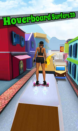 Hoverboard surfers 3D