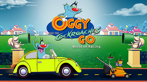 Baixar Oggy and the cockroaches go: World of racing para Android grátis.
