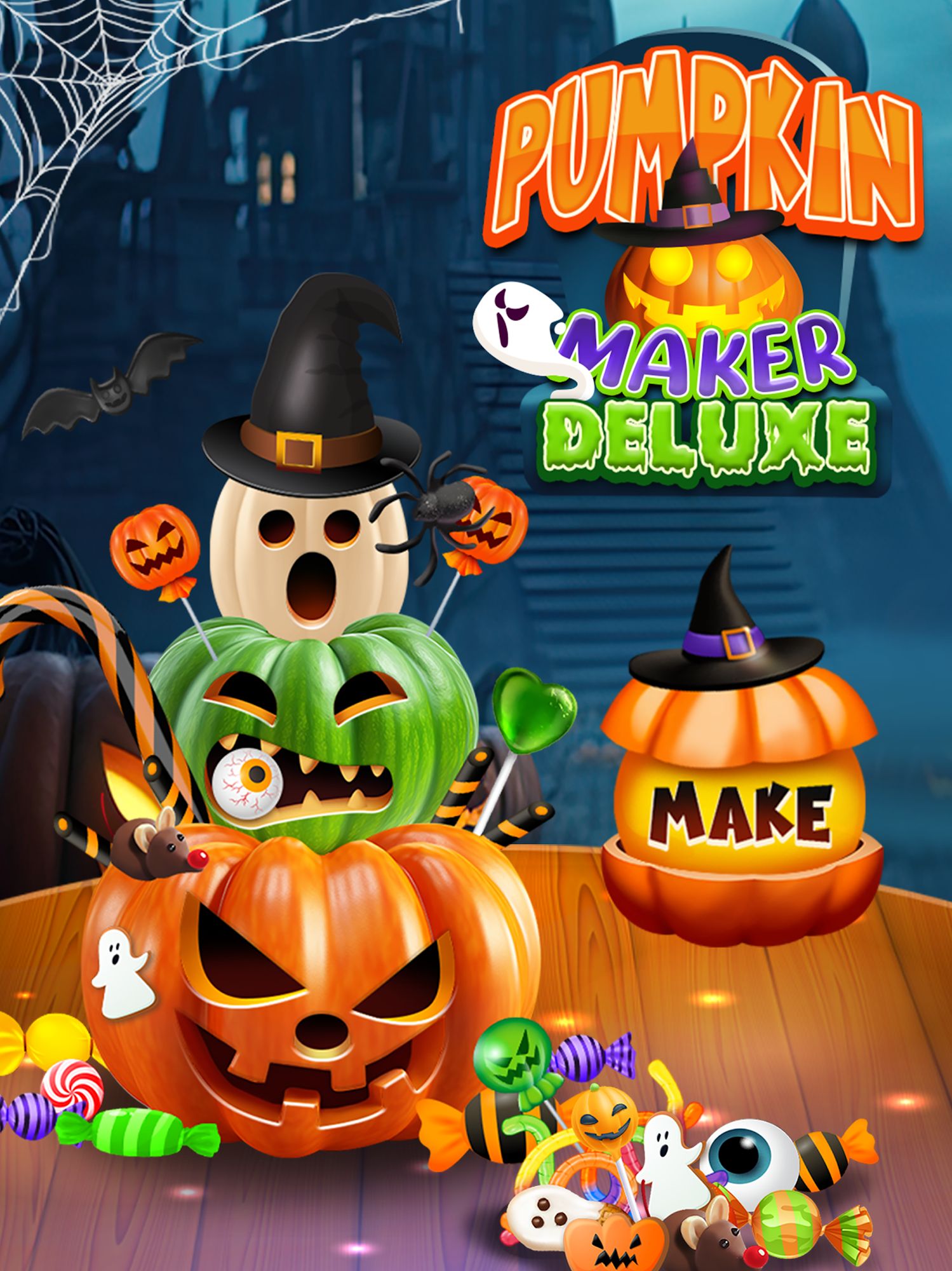 Baixar Pumpkin Maker Halloween Fun para Android grátis.