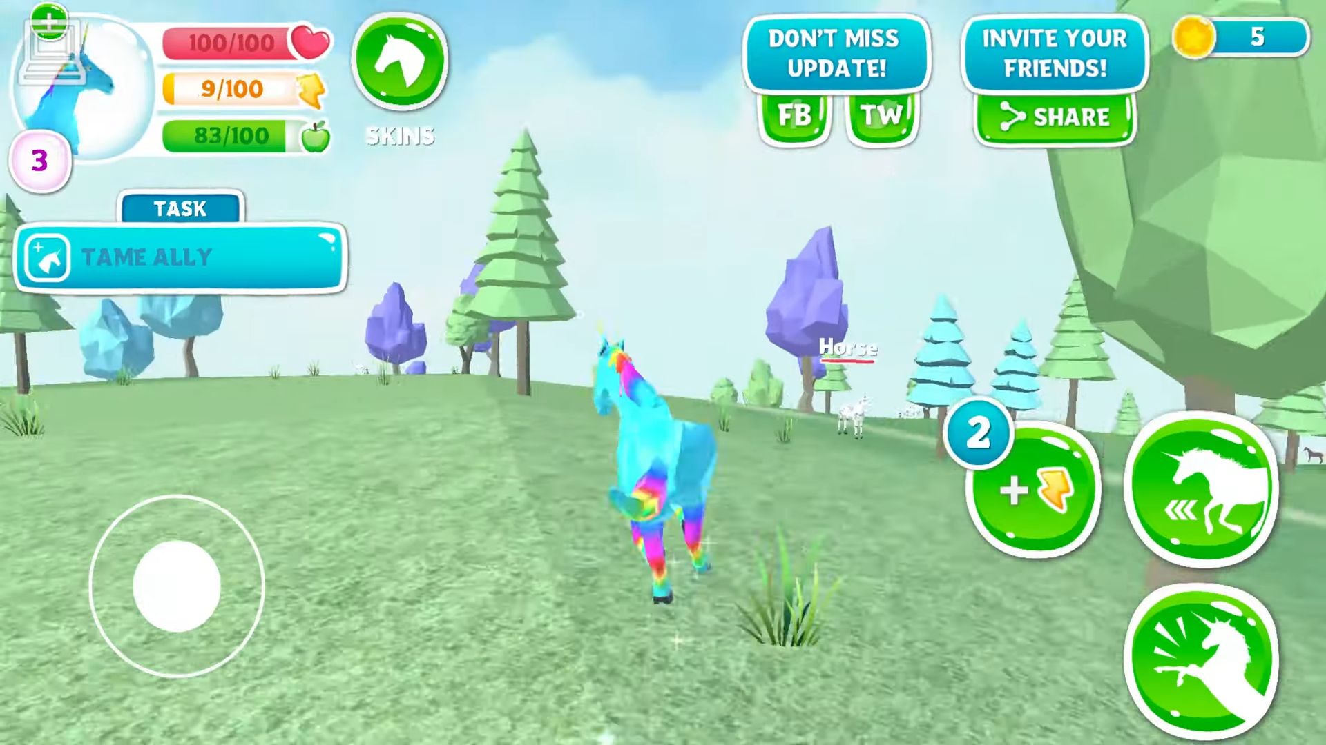 Baixar Unicorn Christmas Simulator para Android grátis.