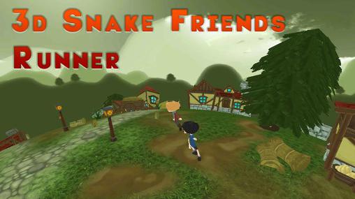 3D serpente: Corrida de amigos