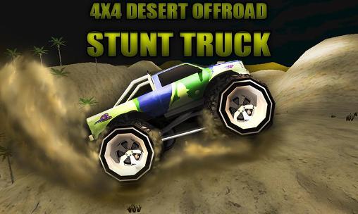 4x4 fora de estrada no deserto: Truques de caminhão