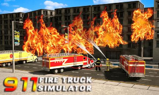 911 caminhão de bombeiros deresgate: 3D simulador