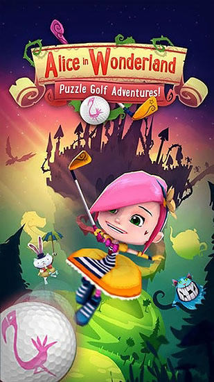 Alice no país das maravilhas: Aventuras e quebra-cabeça de golfe!