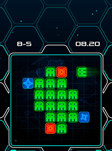 Alien bricks: A logical puzzle and arcade game