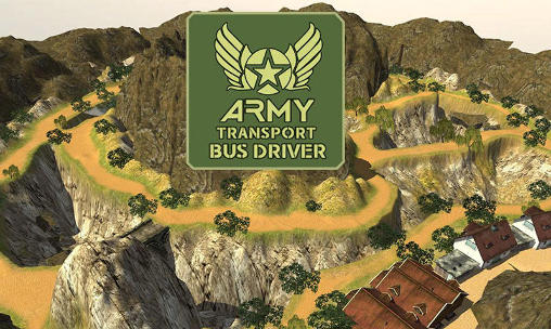 Transporte do exército. Motorista de ônibus