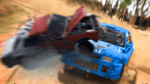Car racing: Dirt drifting