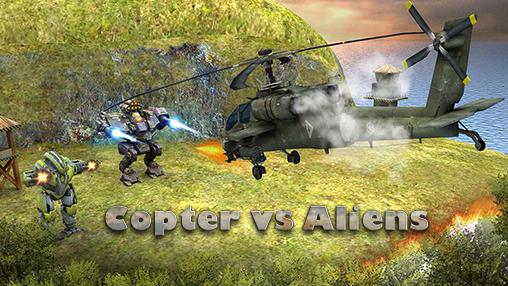 Baixar Helicóptero vs alienígenas para Android grátis.