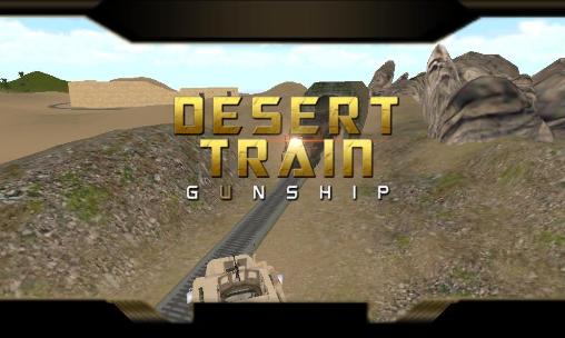 Trem armado no deserto. Batalha para o trem 3D