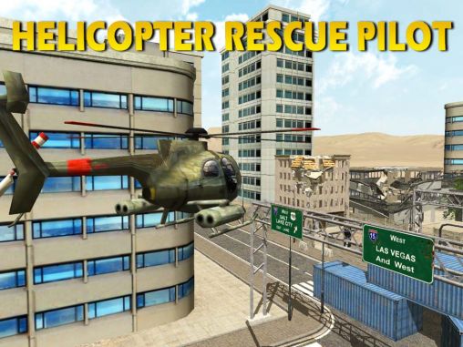 Piloto de helicóptero de resgate 3D