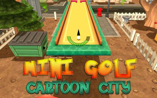 Mini-golfe: Cidade dos desenhos animados