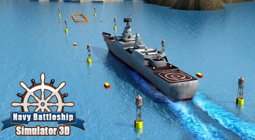 Simulador de navio de guerra marinho 3D