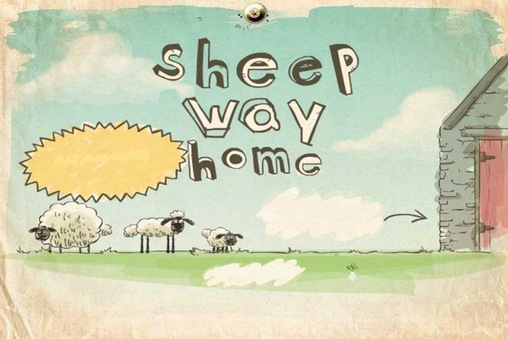 Caminho de ovelha para casa