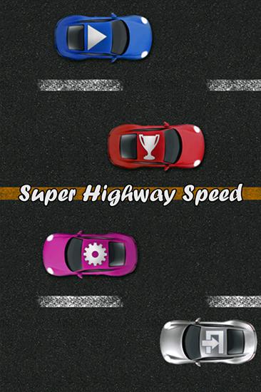 Pista de super velocidade: Corridas de carros