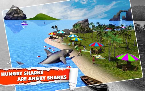 Tubarão irritado: Simulador 3D