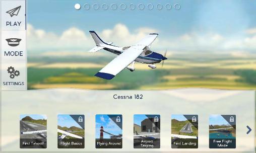 Simulador de voo de avião 2015