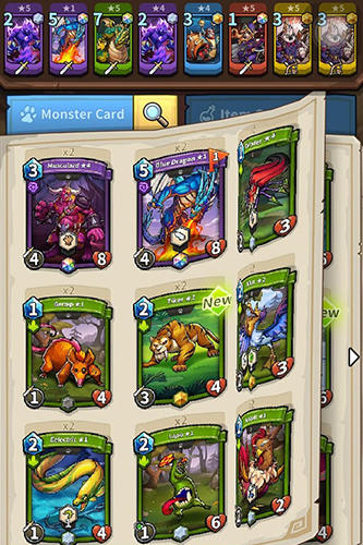 Card monsters