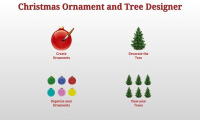 Os Ornamentos e Árvore do Natal