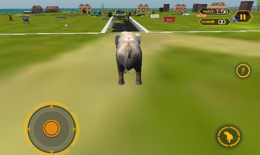 Simulador do elefante 3D: Safári