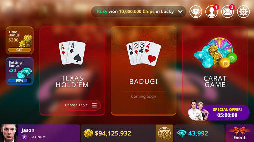Casino Areia Dourada: Pôquer