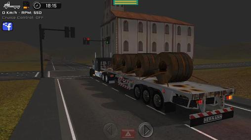 Simulador de grande caminhão