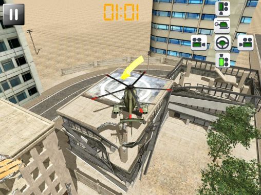 Piloto de helicóptero de resgate 3D