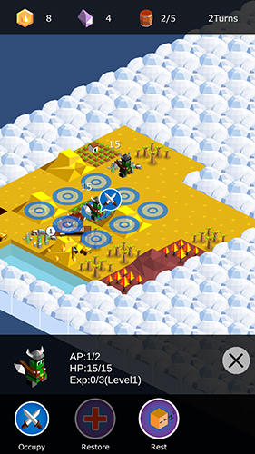 Kingdoms arena: Turn-based strategy game