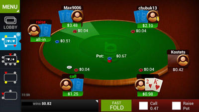 Clube de poker móvel