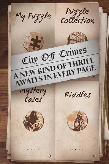 Arquivos de caso misterioso: Cidade criminal