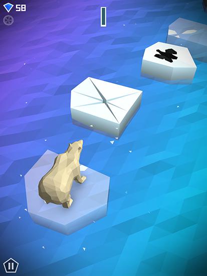 Urso polar: Fuga de gelo