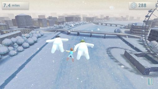 O homem de neve e o cachorro de neve: O jogo