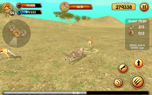 Simulador de Chita selvagem 3D