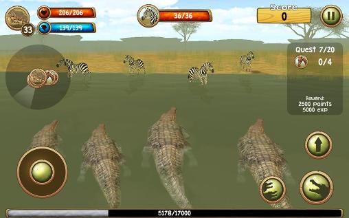 Simulador de Crocodilo selvagem 3D