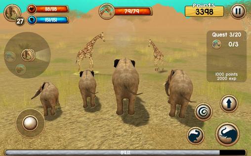 Simulador de Elefante selvagem 3D