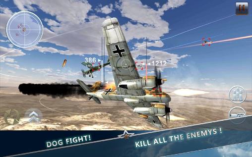 II Guerra Mundial: Batalha de Aviões. Combate 3D