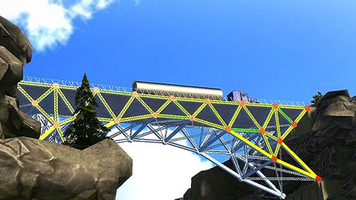 Simulador de construção de ponte