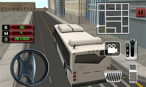 Motorista de ônibus da cidade 3D