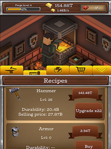 Forgecraft: Idle tycoon