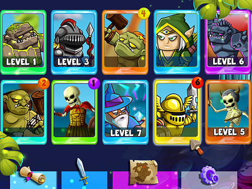 Mighty heroes battle: Strategy card game