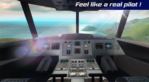 Simulador real de voo do piloto 3D
