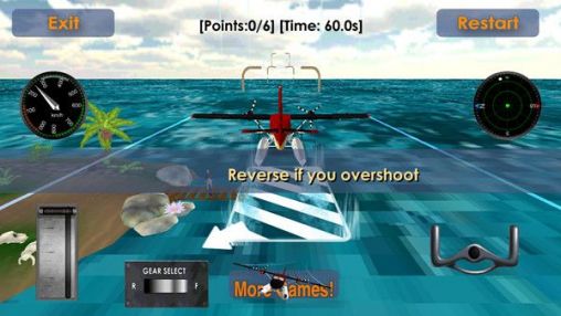 Plano de mar: Simulador de vôo 3D