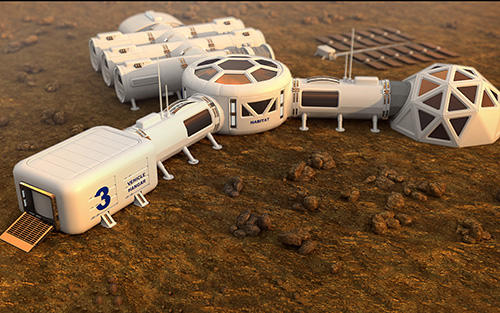 Space construction simulator: Mars colony survival