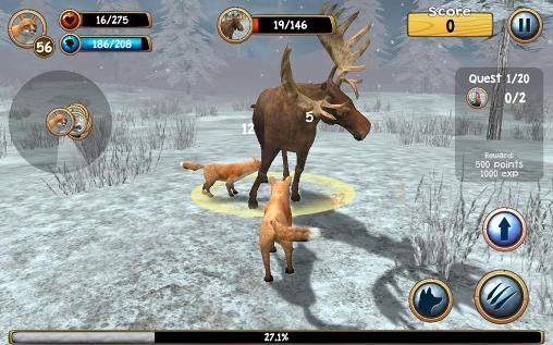 Simulador de raposa selvagem 3D