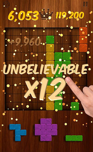 Woodblox puzzle: Wood block wooden puzzle game