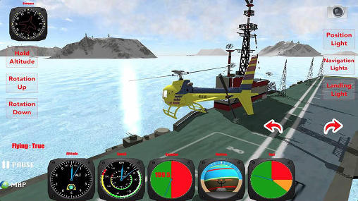 Simulador de voo de helicóptero 3D