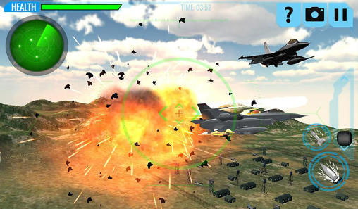 F18 lutador do exército 3D: Ataque a jato